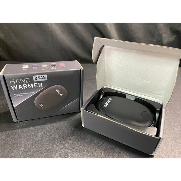 Lot of 2 Wulcea Portable Rechargeable Portable Power Banks/Hand Warmers - Brand New!