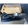 Image 2 : Lot of 1 Pair of Clarks; Jenette Ruby Black Leather Slip On Shoes for Women - Size 10 - Brand New