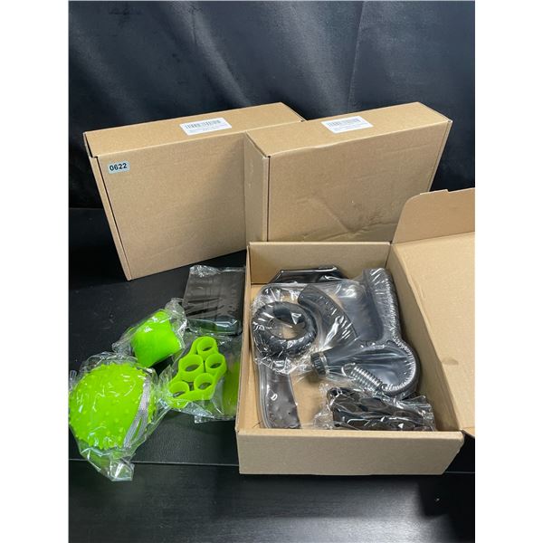 Lot of 3 Hand Grips/Hand Strengthening Grip Kits - Brand New