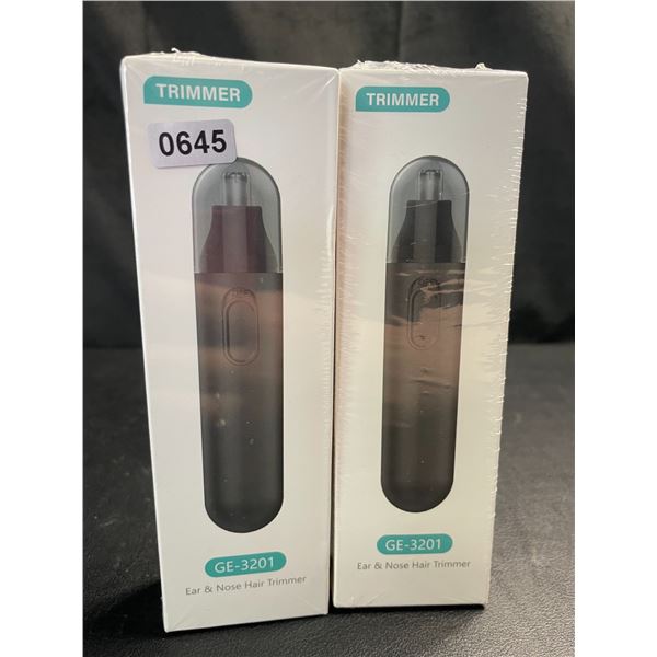 Lot of 2 Ear and Nose Hair Trimmers - Brand New!