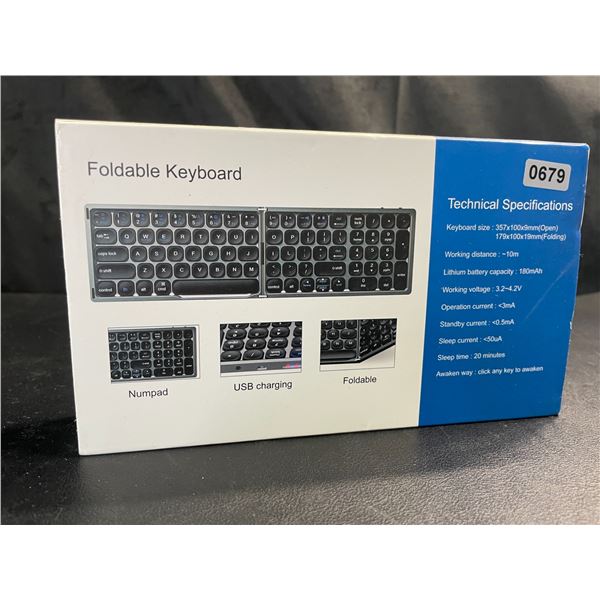 Lot of 1 Foldable Keyboard - Brand New