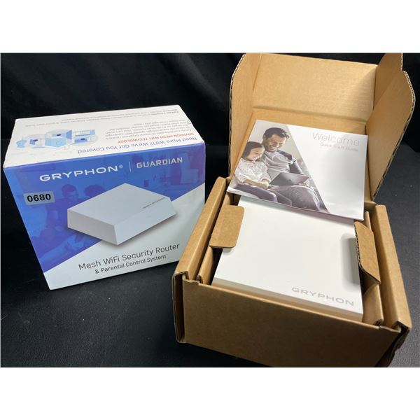Lot of 1 Gryphon Guardian - Mesh WiFi Security Router & Parental Control System