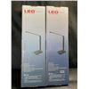 Image 1 : Lot of 2 LED Desk Lamps with Wireless Charging Bases - Brand New!