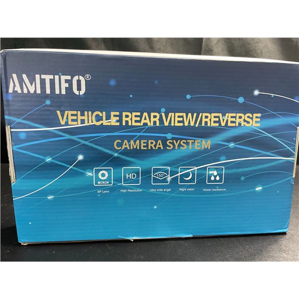Lot of 1 Amtifo Rear View Camera & Mirror Monitor Kit for Vehicles