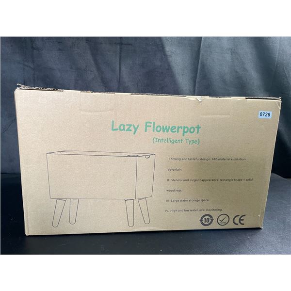 Lot of 1 Intelligent Lazy Flowerpot - Automatic/Self-Watering with Smart Sensor - Brand New