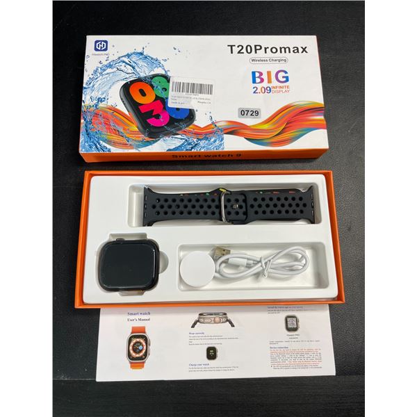Lot of 1 T20 Pro Max Smart Sports Watch w/ 2.1" Amoled Display - Activity Tracker - Brand New!