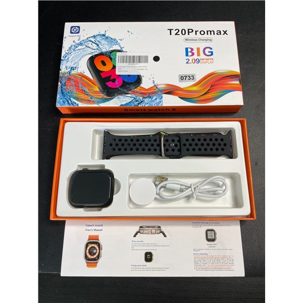 Lot of 1 T20 Pro Max Smart Sports Watch w/ 2.1" Amoled Display - Activity Tracker - Brand New!