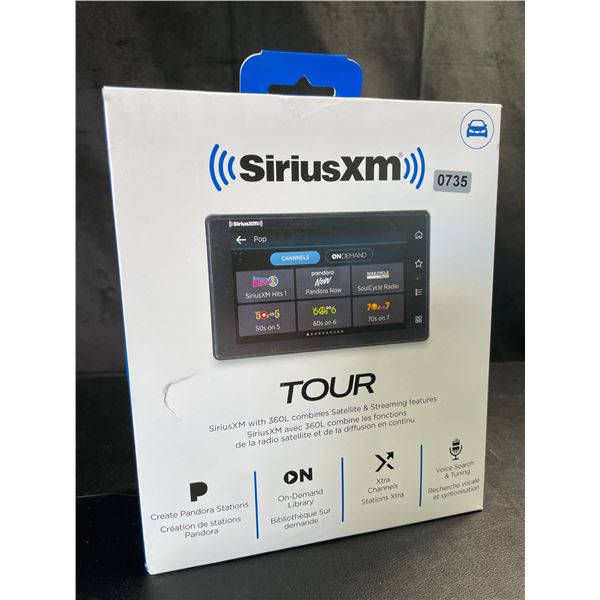 Lot of 1 Sirius XM Tour Dock and Play Radio with 360L - Satellite & Streaming - BRAND NEW!