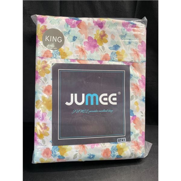 Lot of 1 Jumee Deep-Pocket 4PC King Size Sheet Set - Brand New
