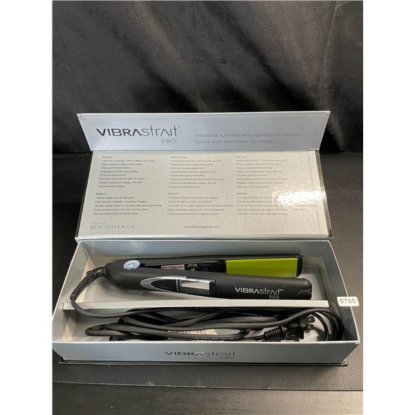Lot of 1 Vibrastrait Pro Vibrating Flat Iron/Hair Straightener