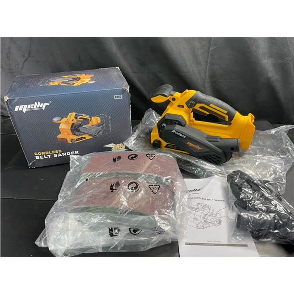 Lot of 1 Mellif Cordless Belt Sander - Dewalt-Style Belt Sander - No Battery (Uses Dewalt Batteries)