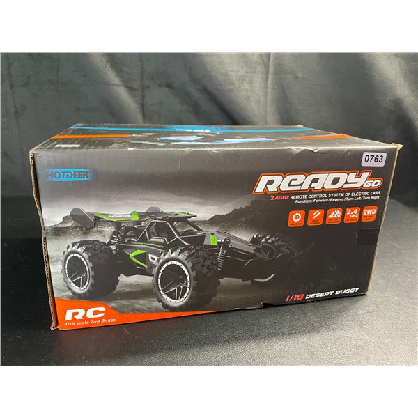 Lot of 1 Ready To Race RC Car - 1/18 Scale 2wd Buggy Car - Brand New