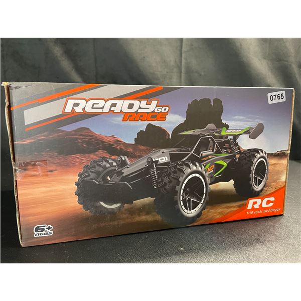 Lot of 1 Ready To Race RC Car - 1/18 Scale 2wd Buggy Car - Brand New