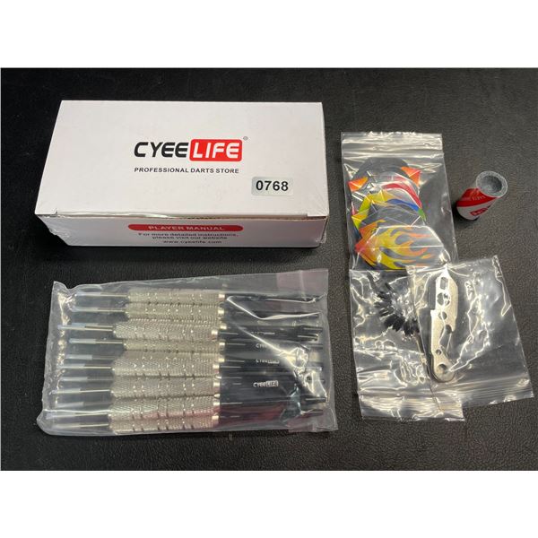 Lot of 1 Box of Cyeelife Professional Steel Tip Darts - Brand New