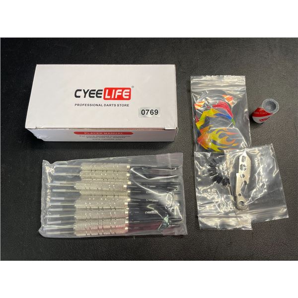 Lot of 1 Box of Cyeelife Professional Steel Tip Darts - Brand New
