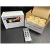 Image 1 : Lot of 2 Boxes of LED Flameless Candles with Remote Control - 6 Per Box/12 Total - Brand New!