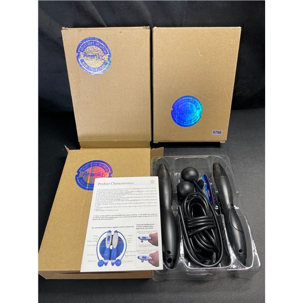 Lot of 3 Electronic Jump Ropes/Skipping Ropes - Brand New!