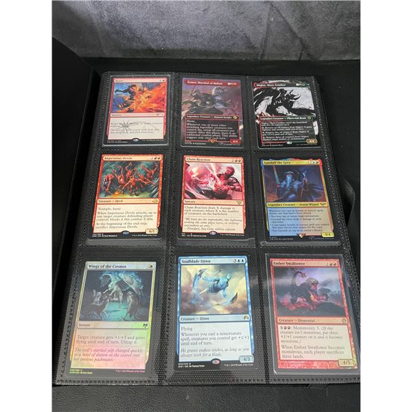 Lot of 1 Binder of Assorted Magic The Gathering Cards - 180 Cards