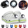 Image 1 : Lot of 4 Sets of Attachable Headlights for Crocs Shoes - Black - Brand New!