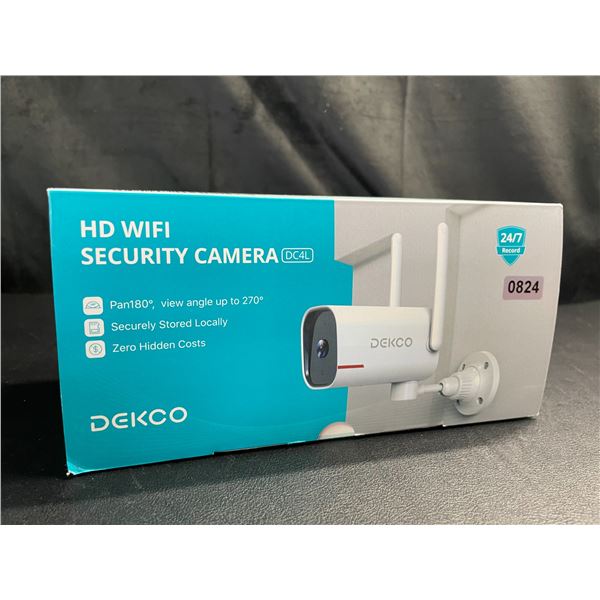 Lot of 1 Dekco HD WiFi Outdoor Security Camera - Brand New!