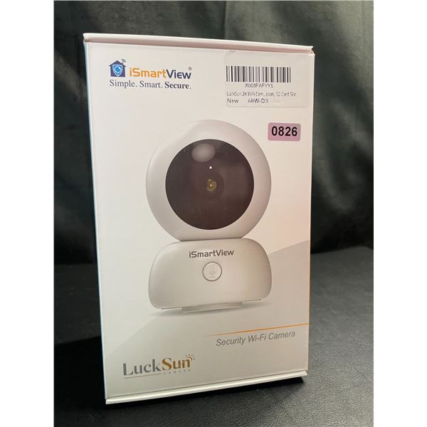 Lot of 1 LuckSun 2K Indoor WiFi Home Security Camera - Brand New Sealed