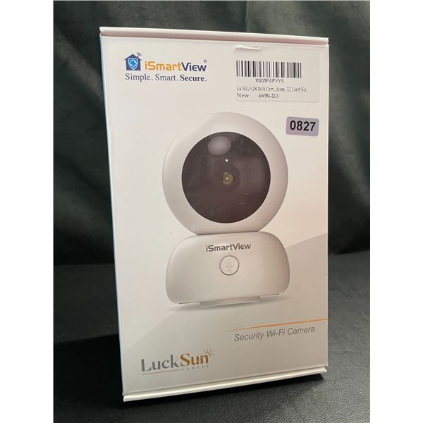 Lot of 1 LuckSun 2K Indoor WiFi Home Security Camera - Brand New Sealed