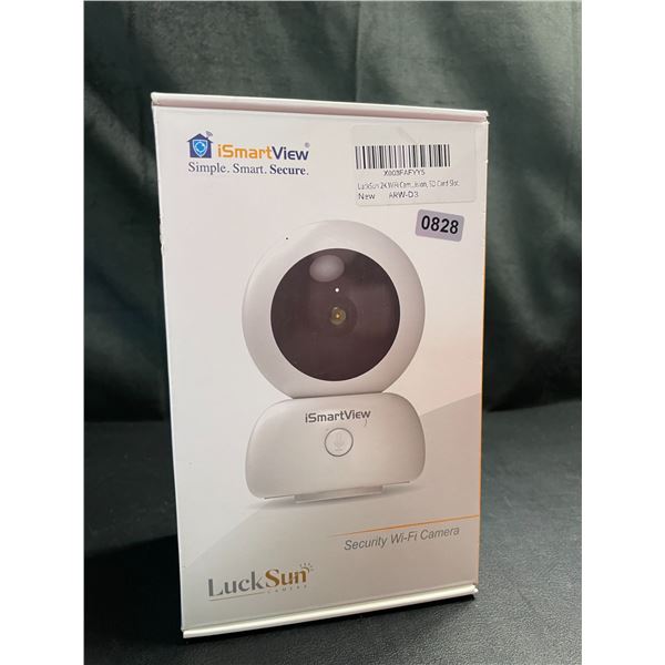 Lot of 1 LuckSun 2K Indoor WiFi Home Security Camera - Brand New Sealed