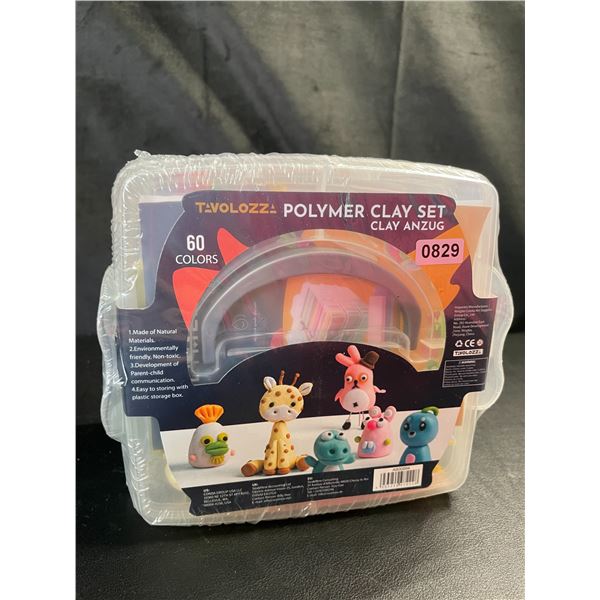 Lot of 1 Box of Tavolozza Polymer Clay Set - 60 Colours - Brand New!