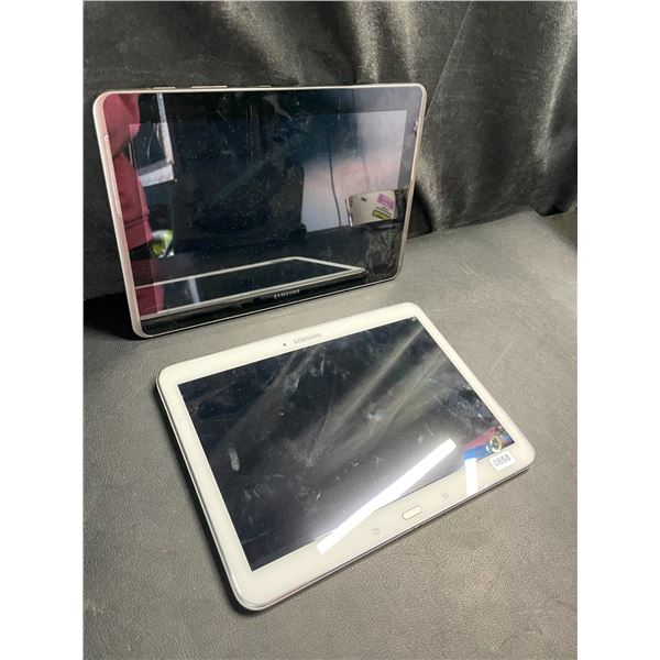 Lot of 2 Assorted Samsung Tablets - Used
