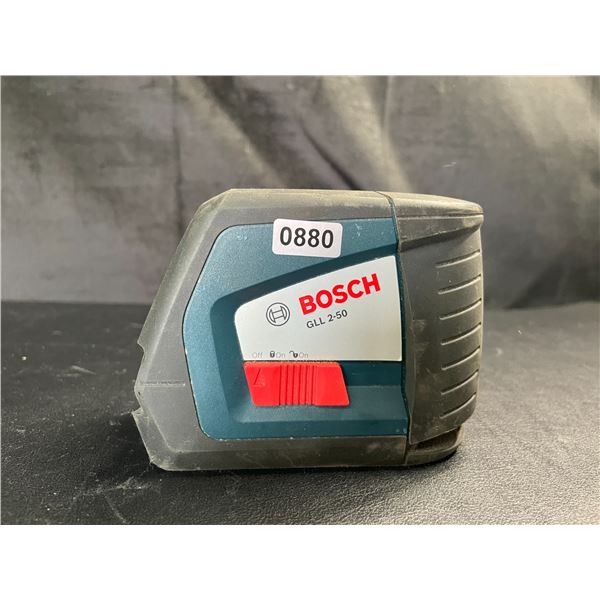 Lot of 1 BOSCH GLL 2-50 Cross Line Laser Tool - Used
