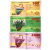 Image 2 : Burundi Complete Circulation set 500, 1000, 2000, 5000 and 10000 2015-18, all Gem-UNC (5)