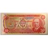 Image 1 : Canada 50 Dollars 1975 BC-51b A-UNC Prefix EKH Crow-Bouey