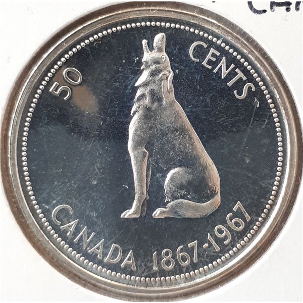 Canada 50c 1967  Centennial  Proof Like Heavy Cameo