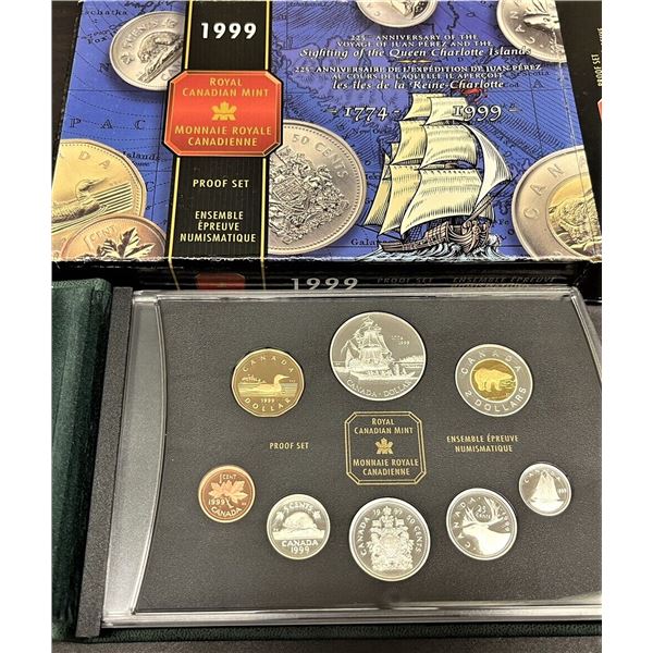 Canada Set Prestige Proof UHC 1999  225th Juan Perez  in Original Box