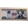 Image 1 : Cuba 20 Pesos 2016 Replacement "Star" Note and "RADAR" Serial Number A-UNC+