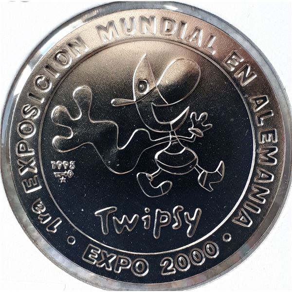 Cuba, 1 peso 1998 Commemorative 3 coins set "World Expo Hannover 2000" All 3 MS/BU (3)