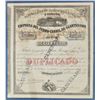Image 1 : Cuba, Enterprise "Guantanamo Railroad" Share Bond of $100 year 1877 (Duplicado) "2nd Emission" Capit