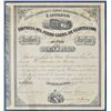 Image 1 : Cuba, Enterprise "Guantanamo Railroad" Share Bond of $100 Year 1882 "3rd Emission" Capital of 1 Mill