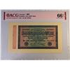 Image 3 : Germany 100 Mark 1920 Gem-UNC 65 and 20000 Mark 1923 Gem-UNC 66 Both "EPQ" ACG Certified