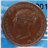 Image 1 : Great Britain Half Farthing 1844 XF-45 Brown Certified CCCS