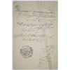 Image 2 : India 4 and 8 Annas 1907 Both "Documents" w/ Large size Revenu Stamps TDLR Printed