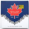 Image 5 : Niue 1 dollar 1OZ .999 1939-2019 Commemorating Royal Visit to Canada, Star Shape, Mintage 2000