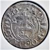 Image 2 : Polish-Lithuanian Commonwealth 3 Polker (1 Kruzierz - 1/24 Thaler) 1623 Silver VF++