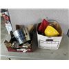 Image 1 : 2 BOXES OF TOOLS AND HARD HAT