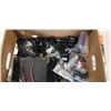 Image 2 : BOX OF ASSORTED CAR AUDIO EQUIPMENT AND VINTAGE MOTOROLA CAR PHONE