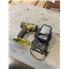 Image 2 : ASSORTED RYOBI CORDLESS TOOLS, WITH ONE BATTERY AND CHARGER, ALL WORKING