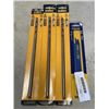 Image 1 : 3 NEW DEWALT 3/8 X 12 INCH DRILL BITS AND 8 INCH IRWIN METAL SAWSALLL BLADE