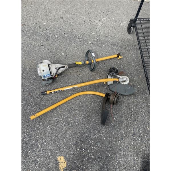 RYOBI EXPANDIT MOTOR AND EDGER AND WEEDEATER ATTACHMENTS
