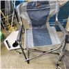 Image 2 : 2 FOLDING CAMP CHAIRS WITH SIDE TABLE AND CABELAS TRIPOD CHAIR