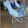 Image 2 : 2 VINTAGE FOLDING PATIO CHAIRS